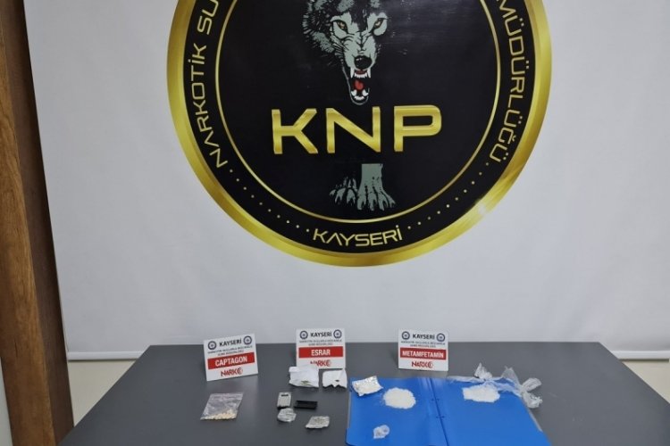 Kayseri'de uyuşturucu operasyonu: 3 g&ouml;zaltı