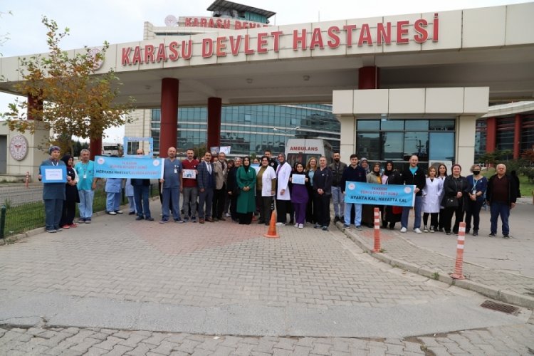 Karasu'da diyabet farkındalık etkinliği d&uuml;zenlendi