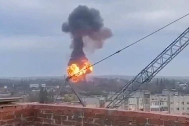 Kiev'de patlama sesleri duyuldu