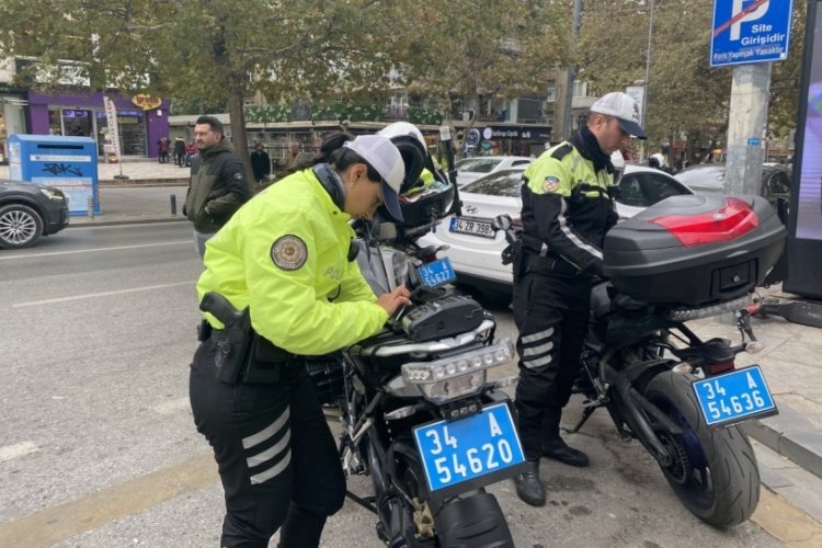 İstanbul'da elektrikli scooter denetimi