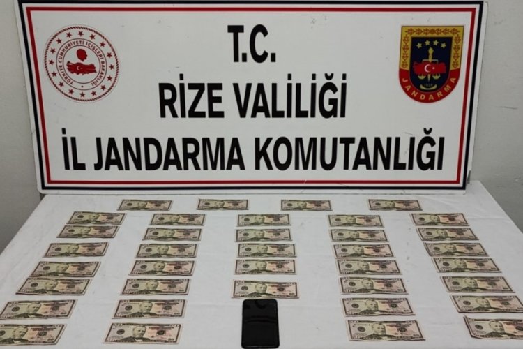 Rize'de sahte dolar operasyonu: 1 g&ouml;zaltı