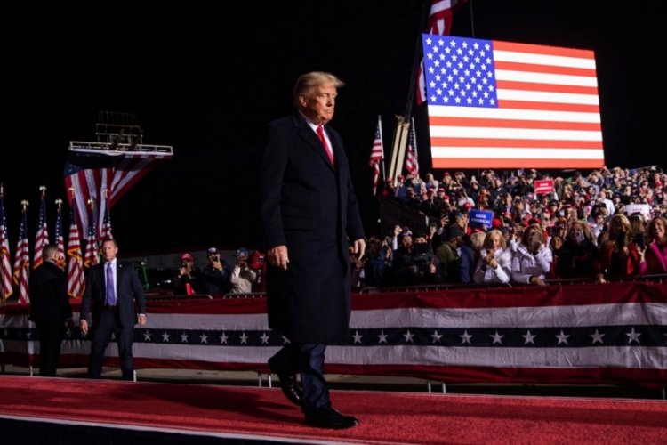 Trump'tan 2024 Başkanlık se&ccedil;imleri i&ccedil;in adaylık a&ccedil;ıklaması