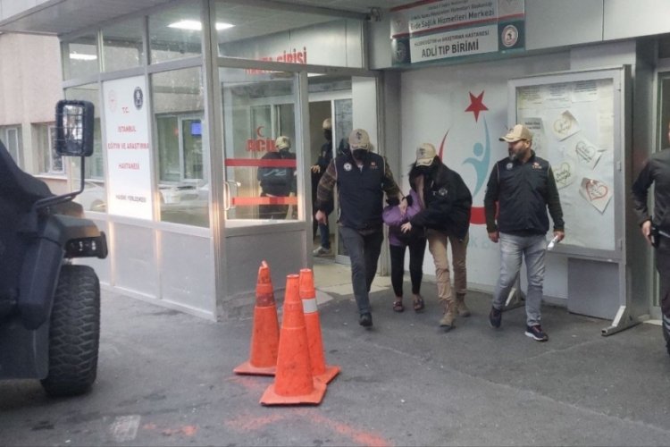 Kadın ter&ouml;rist sağlık kontrol&uuml;nden ge&ccedil;irildi