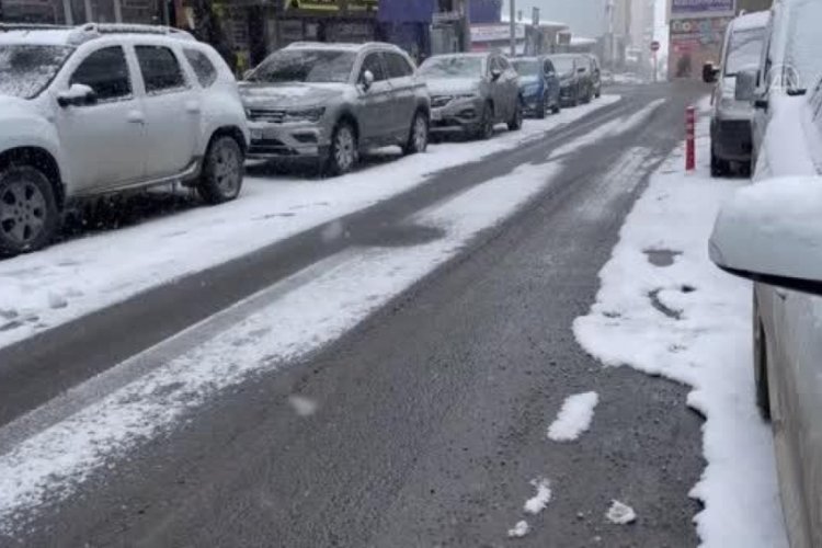 Ardahan'da kar yağışı etkili oldu