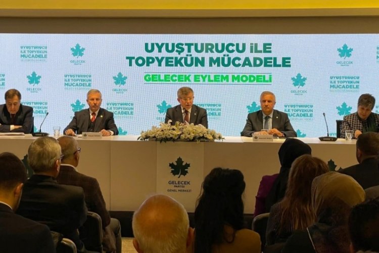 Gelecek Partisi Genel Başkanı Davutoğlu: Uyuşturucu ile M&uuml;cadele Merkezi kuracağız