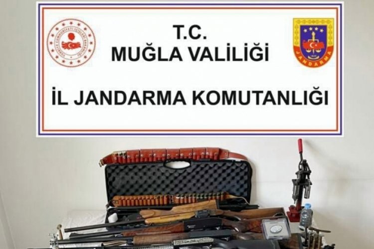 Muğla'da silah ka&ccedil;ak&ccedil;ılığı operasyonunda 1 kişi g&ouml;zaltına alındı