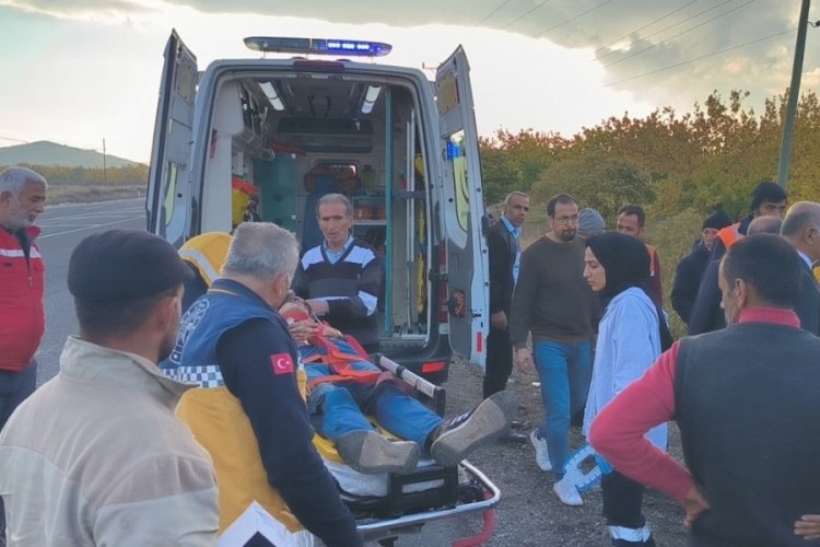 Malatya'da kontrolden &ccedil;ıkan ara&ccedil; kayısı bah&ccedil;esine u&ccedil;tu