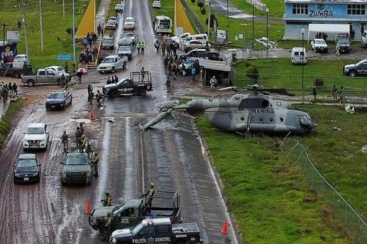 Meksika'da helikopter d&uuml;şt&uuml;: &Ccedil;ok sayıda &ouml;l&uuml; var