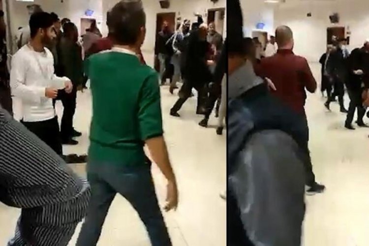 Şanlıurfa'da hastanede serum takılan demir &ccedil;ubuklarla saldırdılar