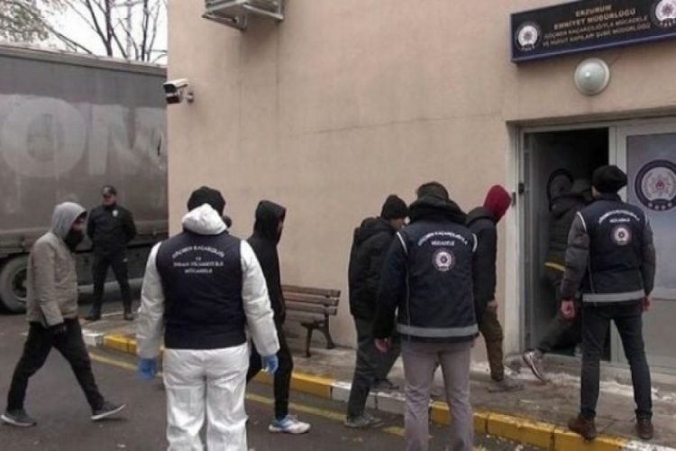 Erzurum'da 133 d&uuml;zensiz g&ouml;&ccedil;men yakalandı