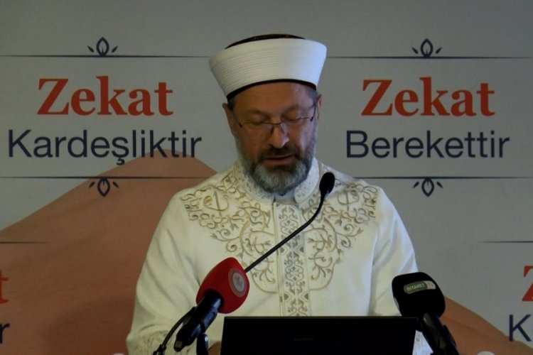 Diyanet İşleri Başkanı Erbaş, Zekat Kongresi a&ccedil;ılışına katıldı