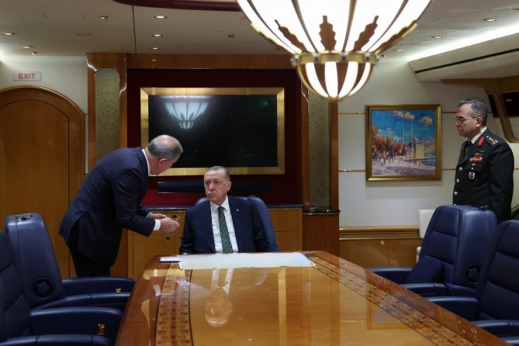 Cumhurbaşkanı Erdoğan'ın, harekat emrini verdiği anlar