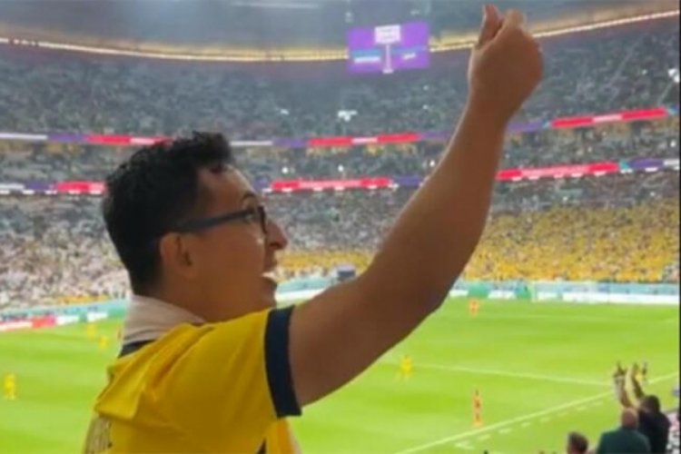 D&uuml;nya Kupası a&ccedil;ılışında olay hareket! Gerginlik yaşandı