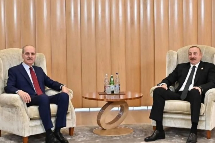Aliyev, AK Parti Genel Başkan Vekili Kurtulmuş'u kabul etti