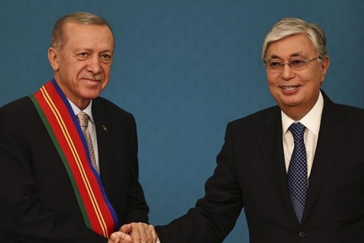 Erdoğan, Kazakistan Cumhurbaşkanı Tokayev ile g&ouml;r&uuml;şt&uuml;