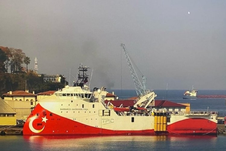 Barbaros Hayrettin Paşa Sismik Araştırma Gemisi Filyos Limanı'na hareket etti