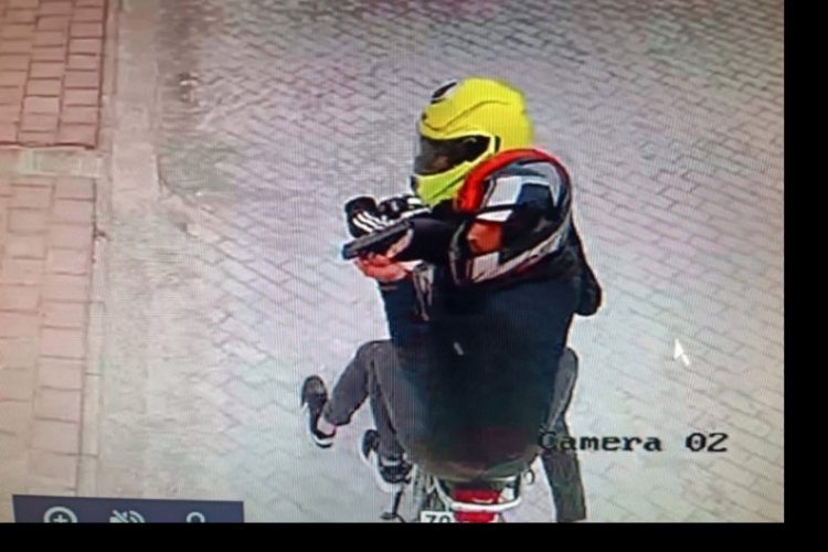 Karaman'daki motosikletli saldırının g&ouml;r&uuml;nt&uuml;leri ortaya &ccedil;ıktı