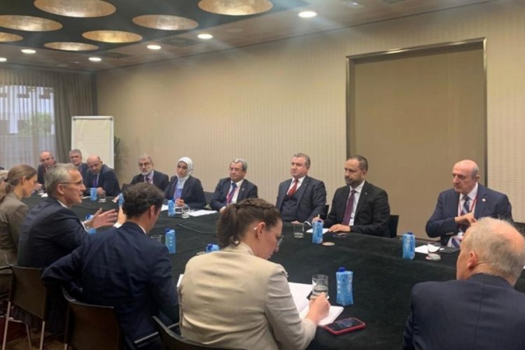 T&uuml;rk milletvekilleri Stoltenberg ile g&ouml;r&uuml;şt&uuml;