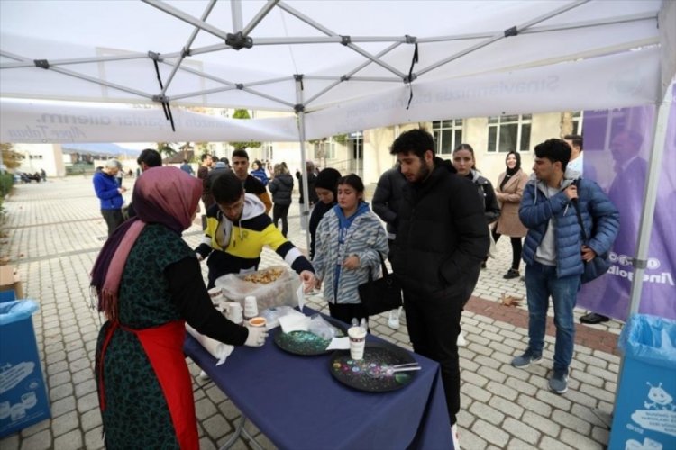 Bursa İneg&ouml;l Belediyesi'nden  &ouml;ğrencilere &ccedil;orba ikramı