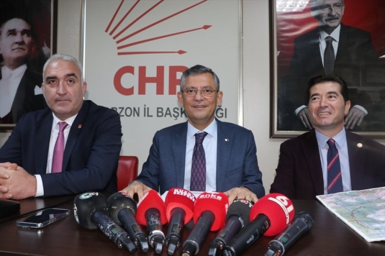CHP Grup Başkan Vekili &Ouml;zel, Trabzon'da konuştu