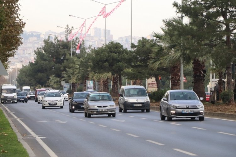 Samsun'da trafiğe kayıtlı ara&ccedil; sayısı 413 bini ge&ccedil;ti