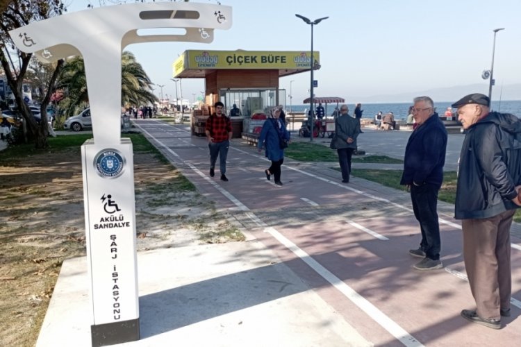 Bursa B&uuml;y&uuml;kşehir Belediyesi, Mudanya il&ccedil;esine de 2 adet şarj dolum istasyonu kazandırdı