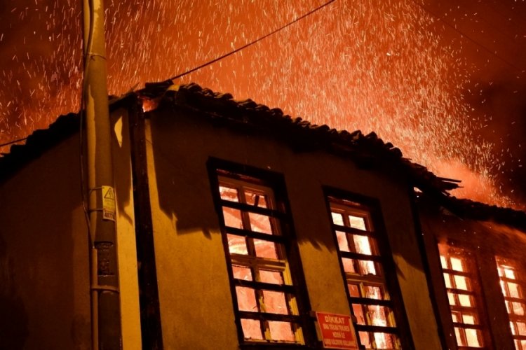 Edirne'de tarihi konak k&uuml;le d&ouml;nd&uuml;