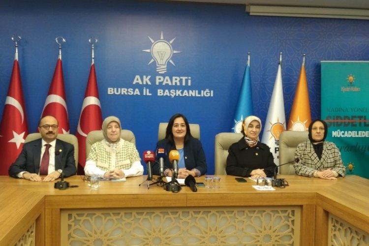AK Parti Bursa: Tek bir kadına şiddete daha tahamm&uuml;l&uuml;m&uuml;z yok&nbsp;