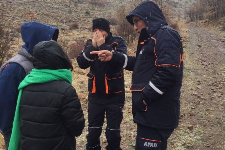 Kayseri'de y&uuml;r&uuml;y&uuml;ş yaparken kayboldular