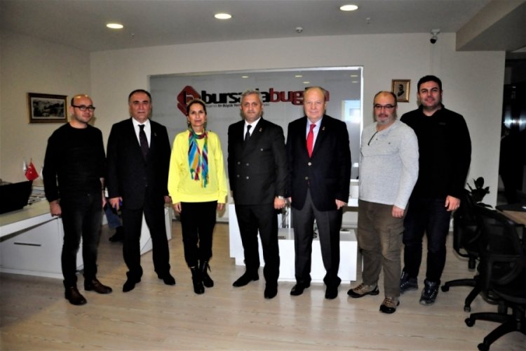 Zafer Partisi heyeti Bursada Bugün'ü ziyaret etti