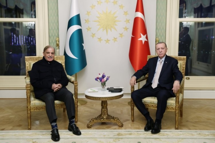 Cumhurbaşkanı Erdoğan, Pakistan Başbakanı Şerif ile g&ouml;r&uuml;şt&uuml;