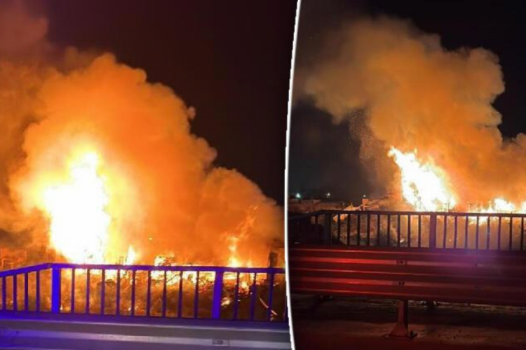 İstanbul'da TIR parkında yangın!