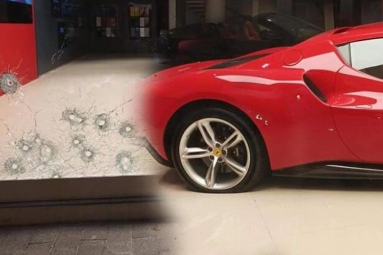 Milyon liralık otomobillerin olduğu galeri kurşunlandı!