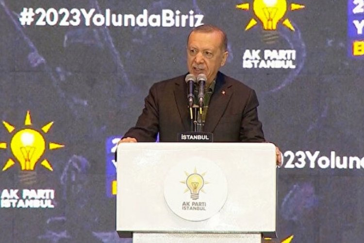 Erdoğan İstanbul'da se&ccedil;im startını verdi: 2023'te sinsi planları &ccedil;&ouml;pe atacağız