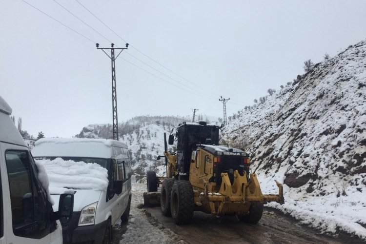 Batman'da kar yolları kapattı