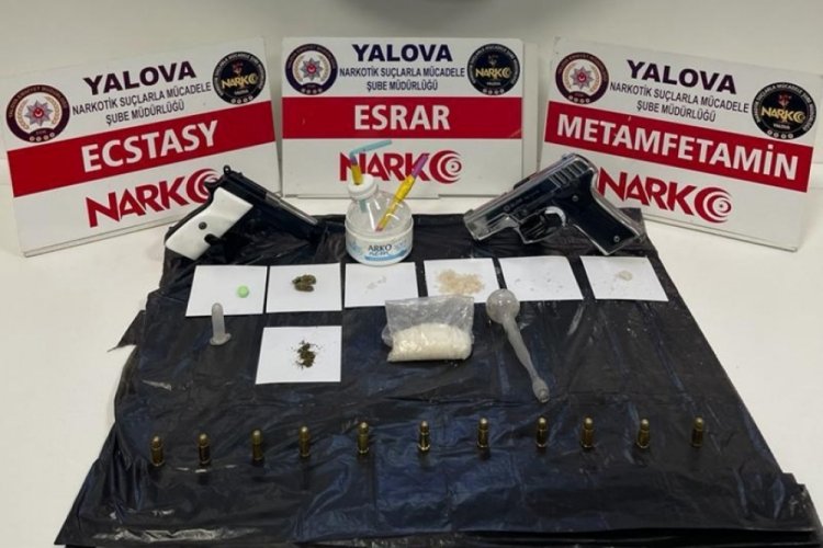 Yalova'da uyuşturucu operasyonu: 9 g&ouml;zaltı