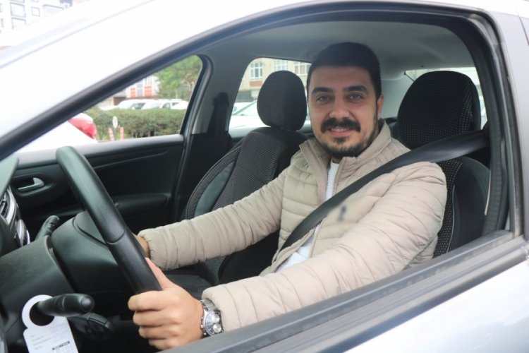 Samsun'da kiraladığı aracın &ouml;zelliği ceza yemesine neden oldu