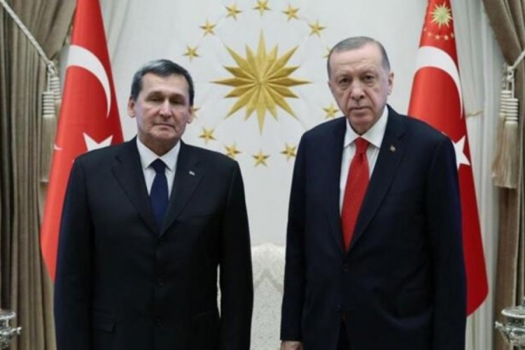 Cumhurbaşkanı Erdoğan, Meredov'u ağırladı