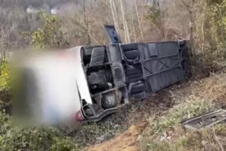 Bartın'da trafik kazası! 40 yaralı