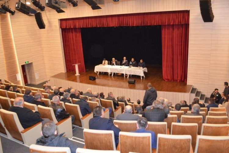 Malkara Kaymakamı Y&uuml;ksel muhtarlarla bir araya geldi