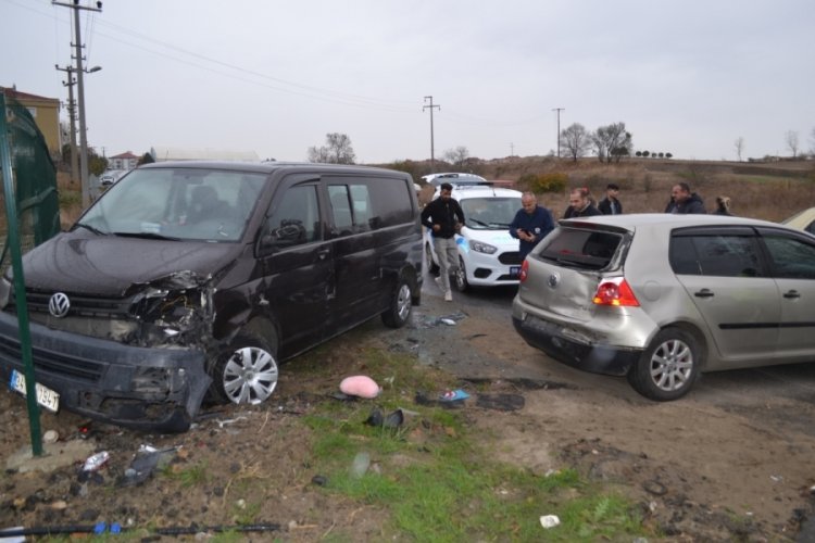 Tekirdağ'da sağanak yağış kazaları beraberinde getirdi