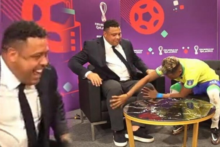 Rodrygo'dan, Ronaldo'yu kahkahalara boğan hareket!