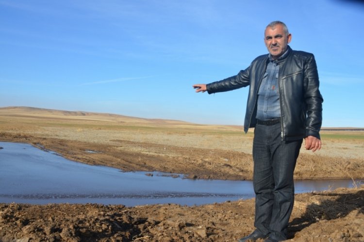 Kırşehir'de &ccedil;ift&ccedil;iler b&ouml;lgedeki mandıra sahibinden şikayet&ccedil;i oldu