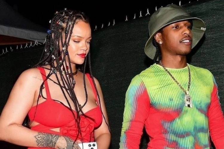 ASAP Rocky, Rihanna'yı kucağında taşıdı