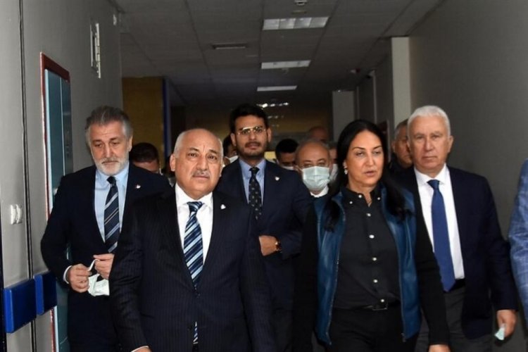 TFF Başkanı B&uuml;y&uuml;kekşi, yaralı G&ouml;ztepe taraftarının sağlık durumu ile ilgili a&ccedil;ıklama yaptı