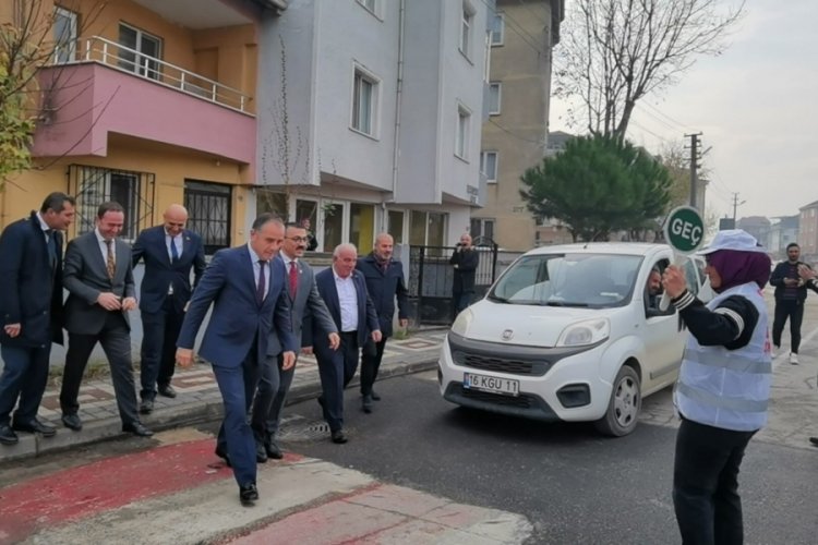 Bursa'da okul b&ouml;lgelerinde trafik denetimi uygulaması