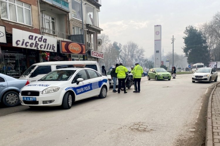 Bursa'da motosiklet denetimleri s&uuml;r&uuml;yor