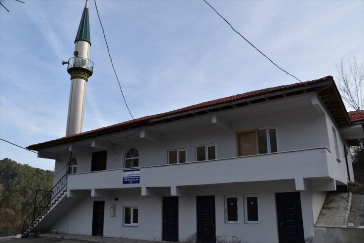 Karab&uuml;k'te şehidin babası oğlu adına cami yaptırdı