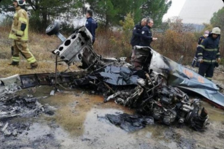 Bursa'daki u&ccedil;ak kazasında hayatını kaybeden pilotun cenazesi ailesine teslim edildi