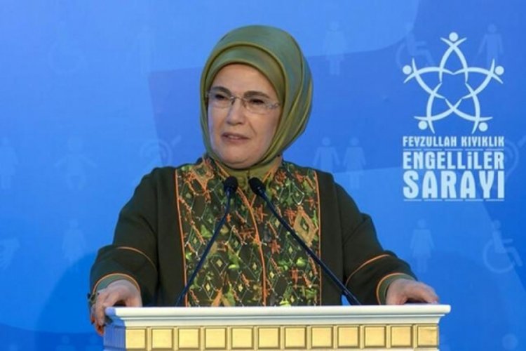 Emine Erdoğan: Engelli yavrularımız i&ccedil;in var g&uuml;c&uuml;m&uuml;zle &ccedil;alışıyoruz